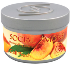 Livraison Chicha Genève - SOCIAL SMOKE CALI PEACH