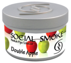 Livraison Chicha Genève - SOCIAL SMOKE DOUBLE APPLE